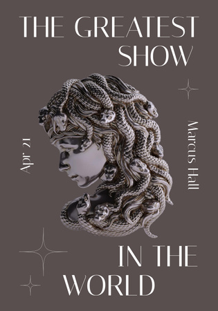Plantilla de diseño de Theatrical Show Announcement Poster 28x40in 