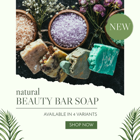 Plantilla de diseño de Oferta de venta de jabón en barra Instagram 