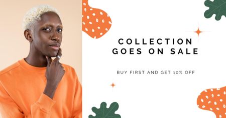 ruházat kollekció eladó ajánlat Facebook AD tervezősablon