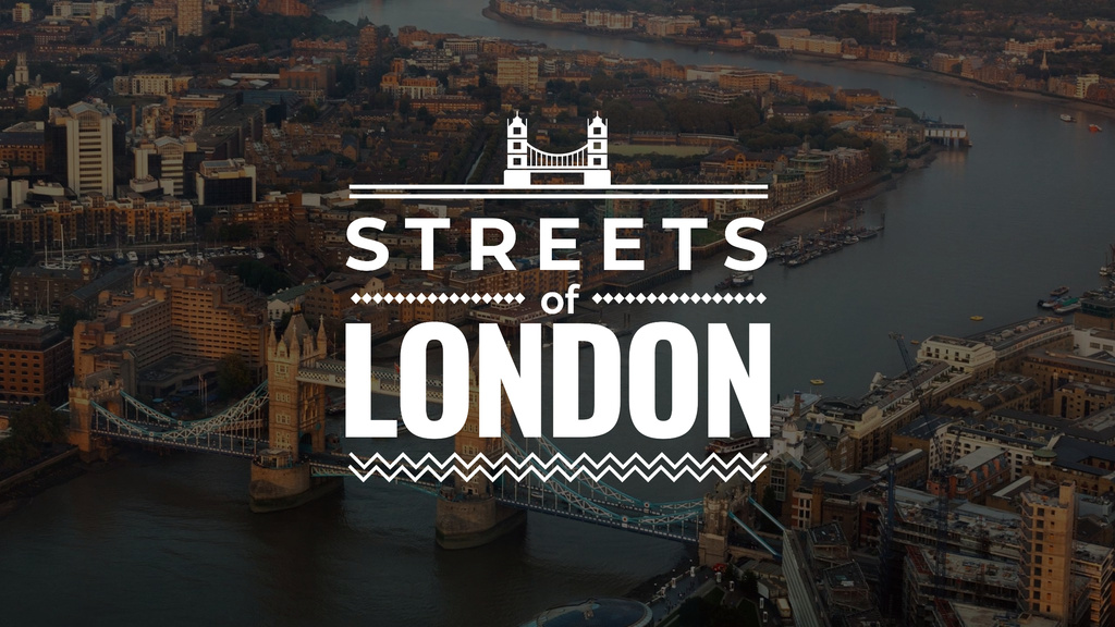 Plantilla de diseño de London Tower Travelling Spot Youtube 