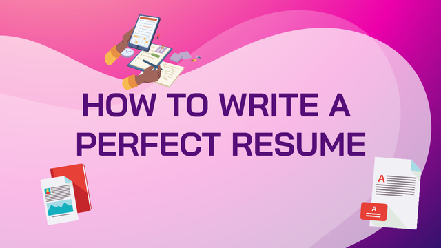 Resume Writing Tips Youtube Thumbnail tervezősablon