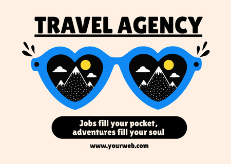Offer for Travel Lovers Card Design Template