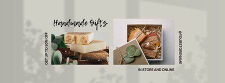 Handmade Soap Gift Facebook cover Design Template