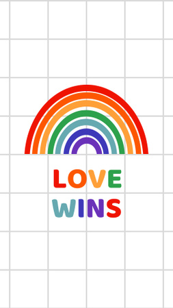 Love Wins  Instagram Story Design Template