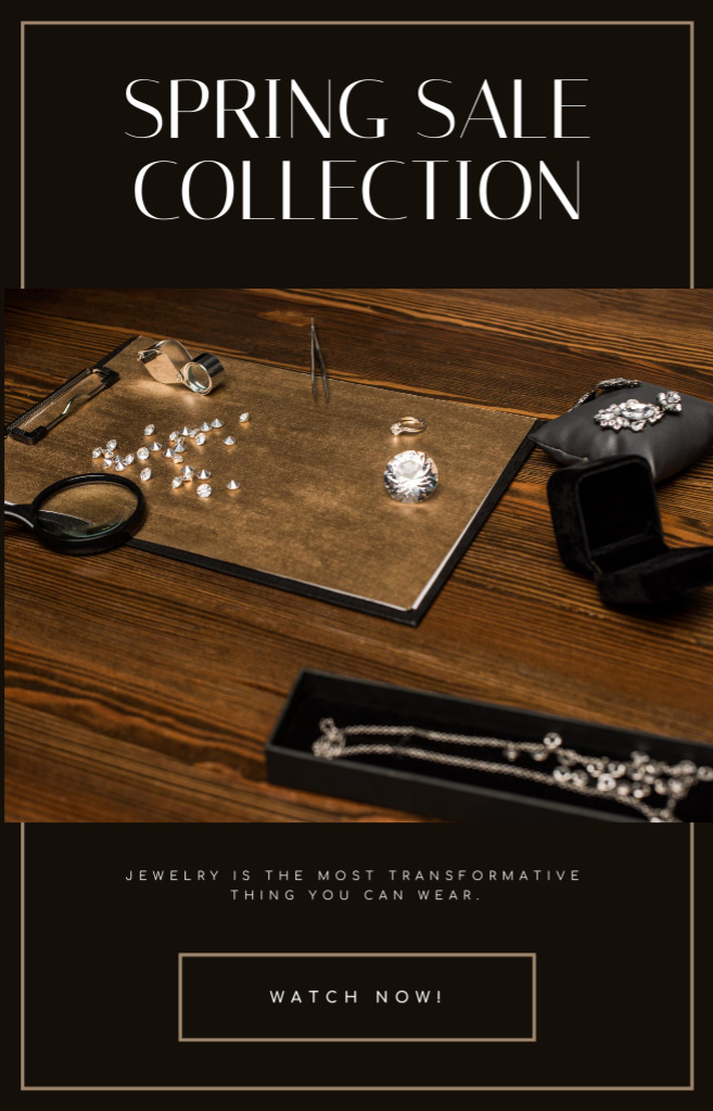 Spring Jewelry Sale Announcement IGTV Cover – шаблон для дизайну