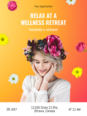 wellness Poster US – шаблон для дизайну