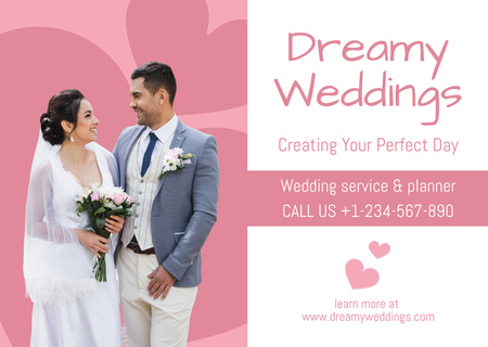 Wedding Planning Services Card Design Template