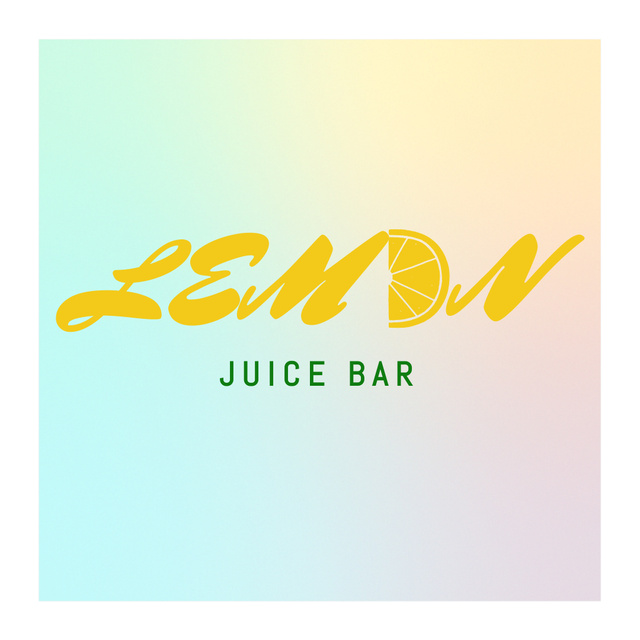 Bar Ad with Lemonade Offer Logo 1080x1080px Design Template