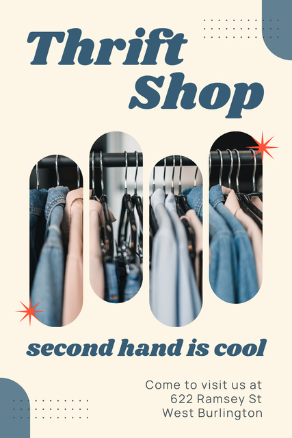 Second hand is cool Pinterestデザインテンプレート