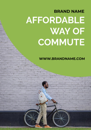 Szablon projektu Advertisement for Accessible Mode of Transportation Poster A3