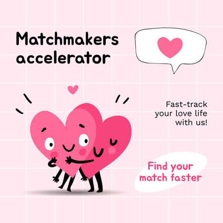 Знайдіть своє вічне кохання з нами Animated Post – шаблон для дизайну