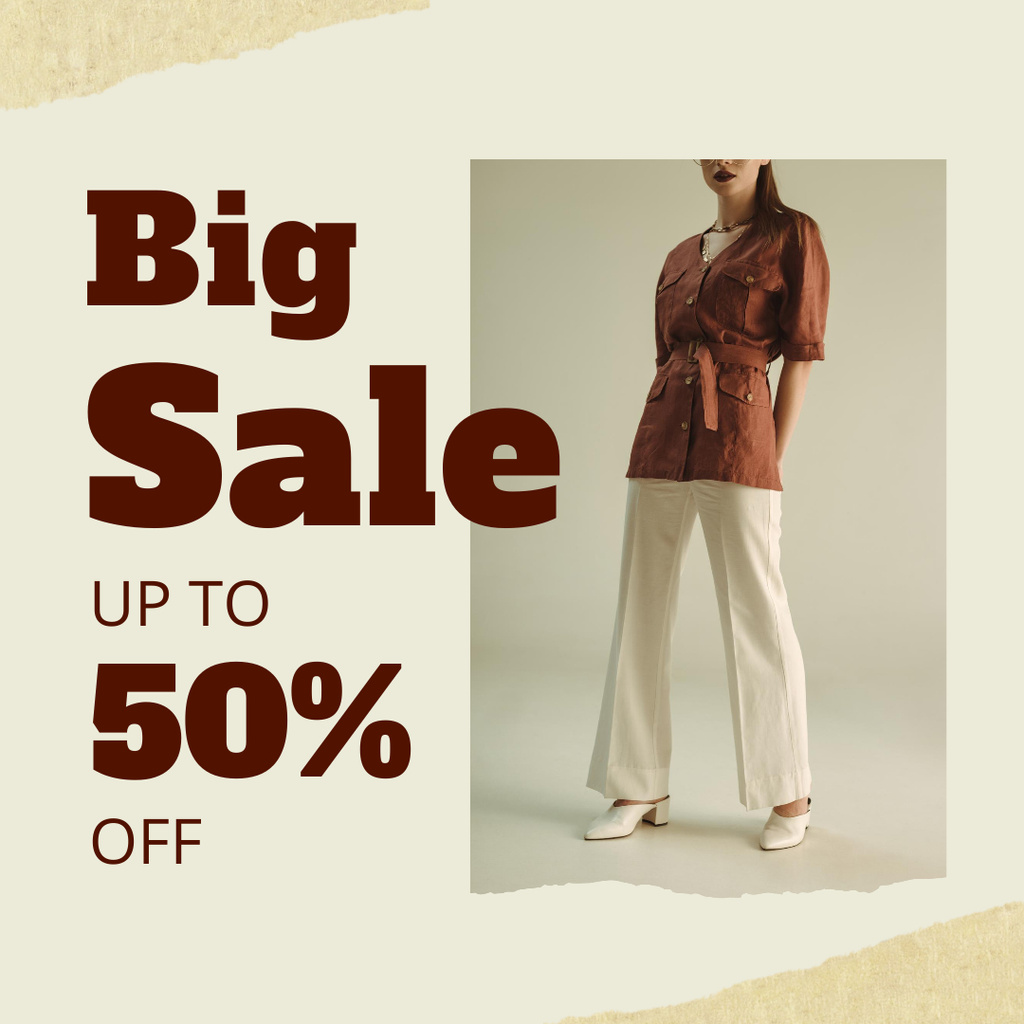 Contemporary Outfits Collection Sale Offer Instagramデザインテンプレート