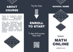 Online Courses in Math with Geometric Shapes