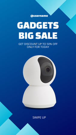 Big Sale on CCTV Gadgets Instagram Story Design Template