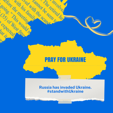 Intense Understanding of the Conflict in Ukraine Instagram Design Template