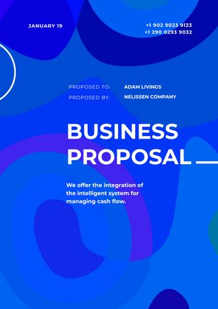 üzleti fizetési szoftverek kezelési ajánlata Proposal tervezősablon