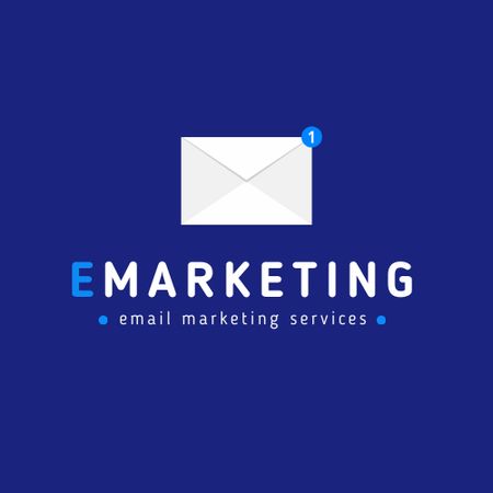 Platilla de diseño Emarketing Ad with Inbox Letter Animated Logo