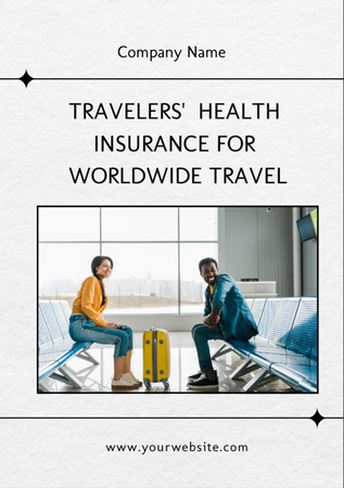 International Insurance Company Traveling Flyer A7 Design Template