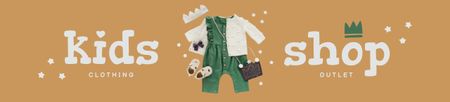 Sale Offer with Kids Outfit Ebay Store Billboardデザインテンプレート