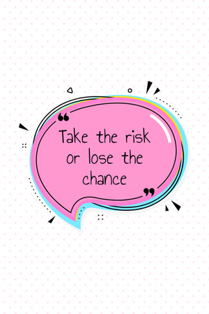 Platilla de diseño Wisdom Quote About Chance And Opportunity Tumblr