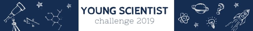 Young scientist challenge banner Leaderboard Design Template