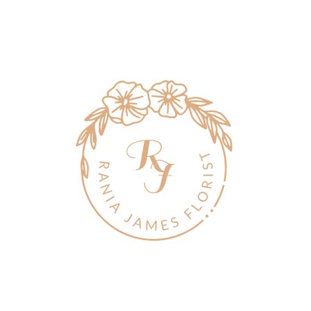 Florist Services Offer Logo Tasarım Şablonu