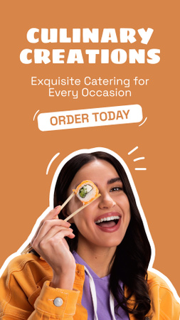 Culinary Delights for Any Occasion Instagram Story Design Template