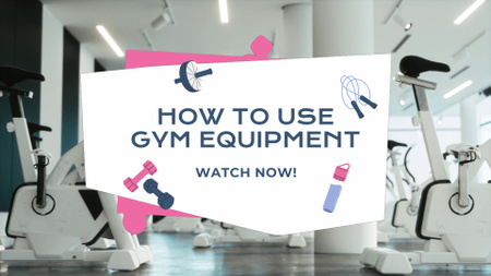 Platilla de diseño Essential Tips For Using Sport Equipment In Gym YouTube intro