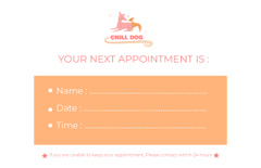Dog Grooming Appointment Reminder