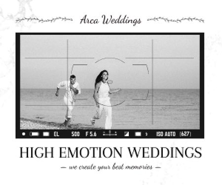 Wedding Event Agency Announcement Medium Rectangle Šablona návrhu