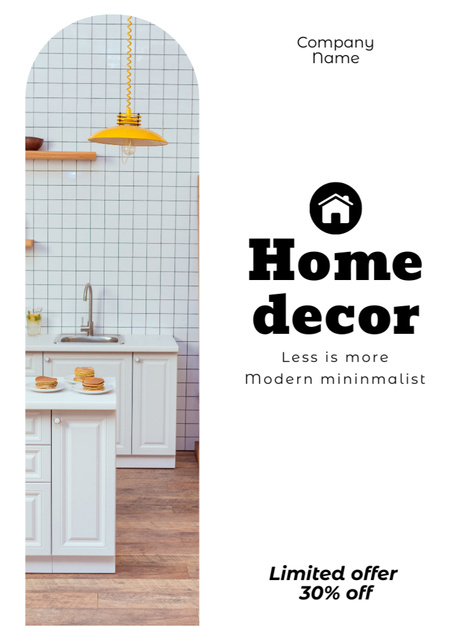 Limited Offer of Home Decor Flayer – шаблон для дизайну