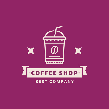 Modèle de visuel Offre du meilleur café - Logo