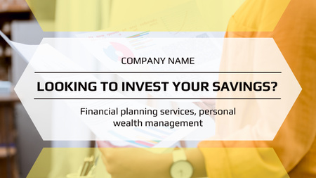 Platilla de diseño Financial Planning Services Offer Title 1680x945px