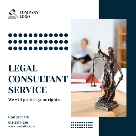 Template di design Legal Consultant Services Offer Instagram