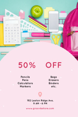 Back to School Supplies Sale Ad
