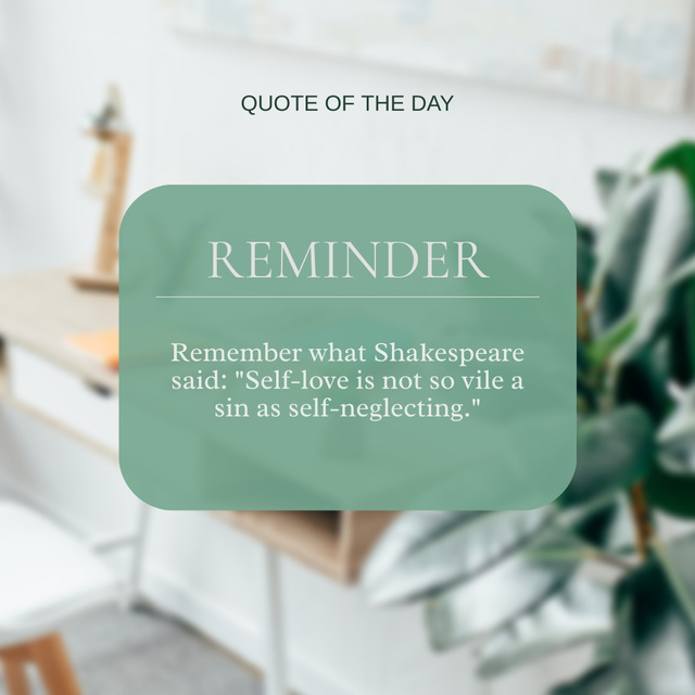 Wise Citation of Shakespeare  Instagram – шаблон для дизайну