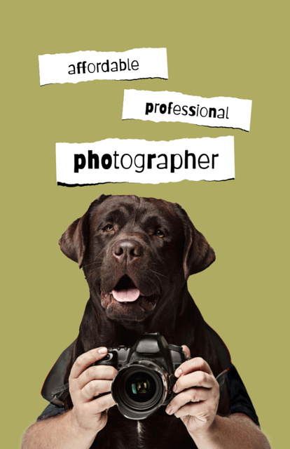 Cute Ad of Affordable Photography Services Flyer 5.5x8.5in Πρότυπο σχεδίασης