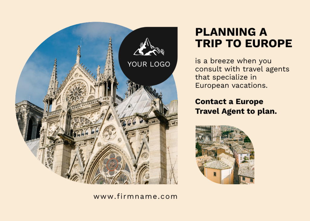 Travel Tour Offer Postcard 5x7in Design Template
