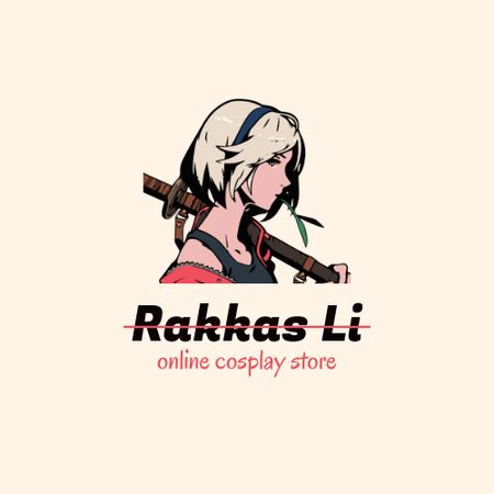Cosplay Store Ad Animated Logo Design Template