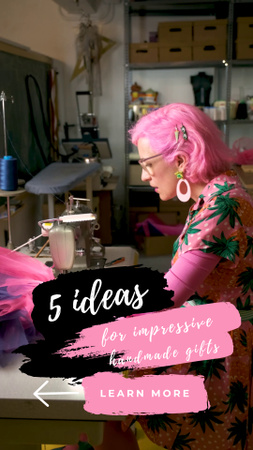 Inspirational Ideas For Handmade Presents TikTok Video Design Template