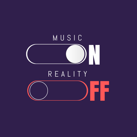 Designvorlage Music Shop Ad with Switchers für Instagram