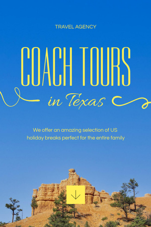 Coach Tours Offer Flyer 4x6in Design Template