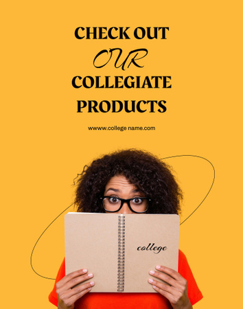 Verhetetlen ajánlatok főiskolai termékekre Poster 22x28in tervezősablon