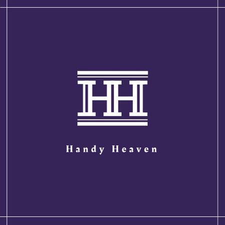Handy Heaven Drywall Business  Logo Logo Design Template