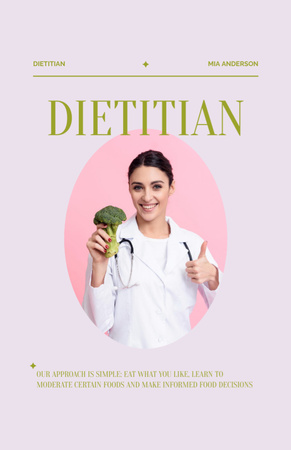 Dietitian Services Offer Flyer 5.5x8.5in Design Template