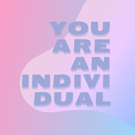 Designvorlage Inspirational Phrase about Self Love für Instagram