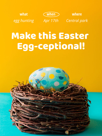 Have a Great Easter Poster US Design Template