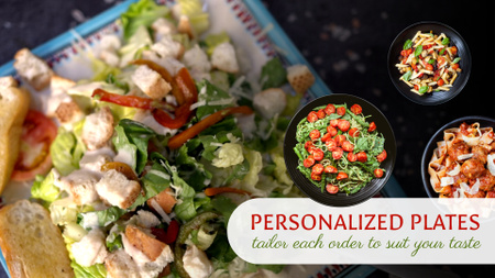 Personalized Salads At Reduced Price Offer Full HD video Design Template