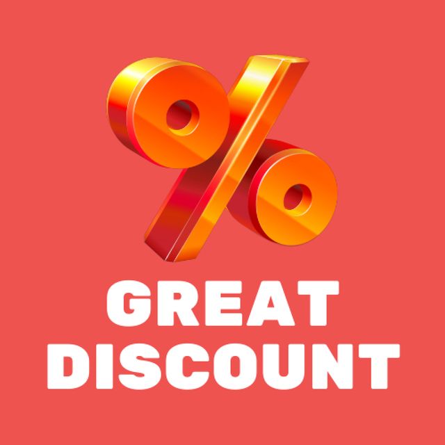 Awesome Fall Sale Announcement In Red Animated Logo Tasarım Şablonu