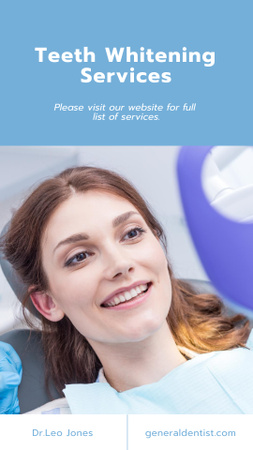 Modèle de visuel Teeth Whitening Service Offer - Instagram Story